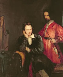 Porträt von Gustavus von Holst mit seinem Bruder Theodore